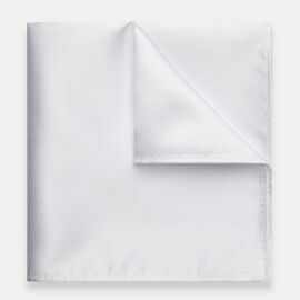 Bianca Pocket square, Pure White, hi-res